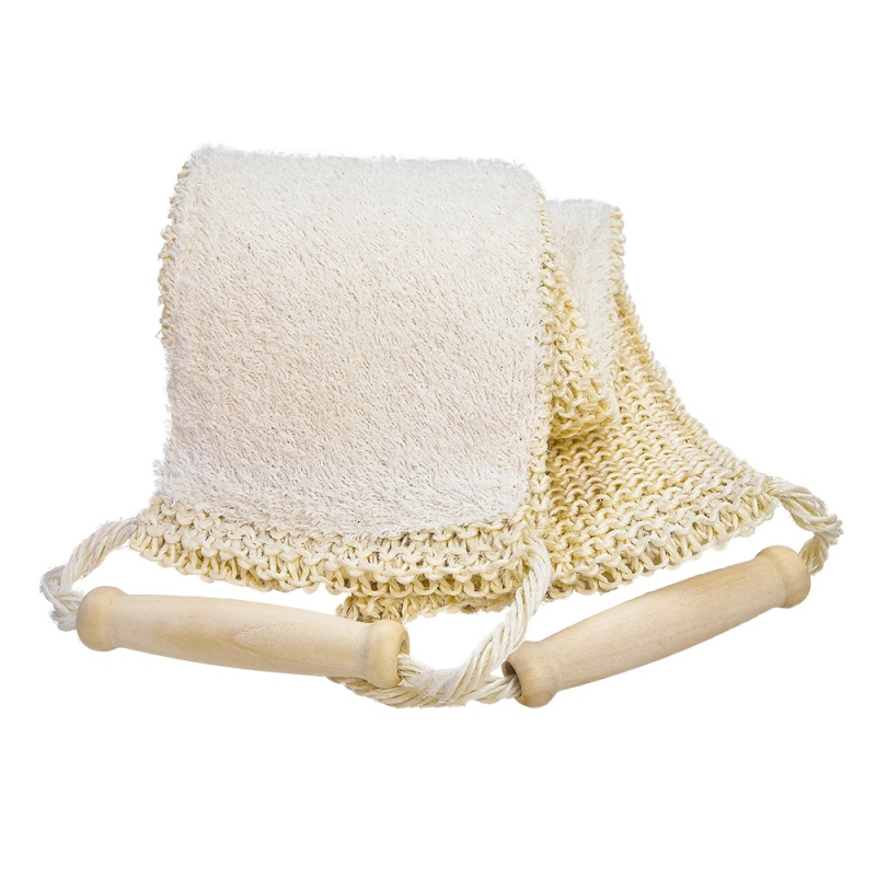 Lanière de Massage Sisal et tissu éponge