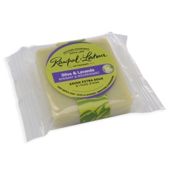 Lot de 10 savons Olive-Lavandin à l'huile d'olive BIO (25g)