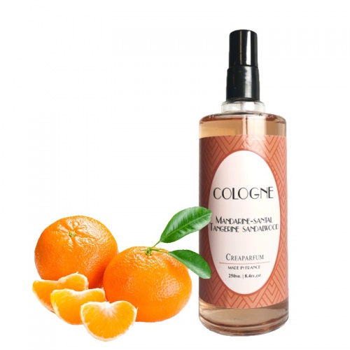 Eau de Cologne MANDARINE SANTAL "CréaParfums", 250 ml